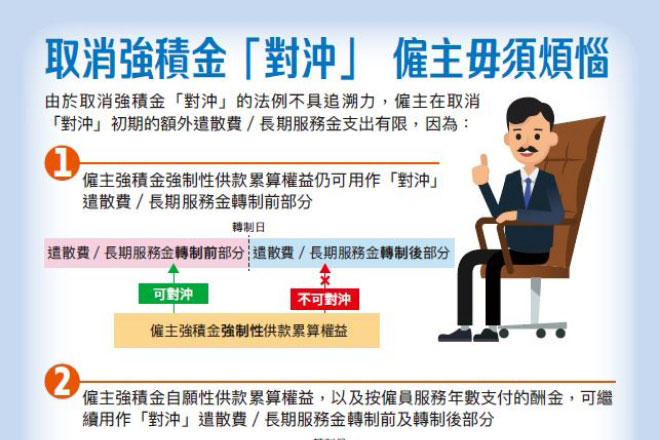 「懒人包」 - 取消强积金「对冲」　雇主毋须烦恼